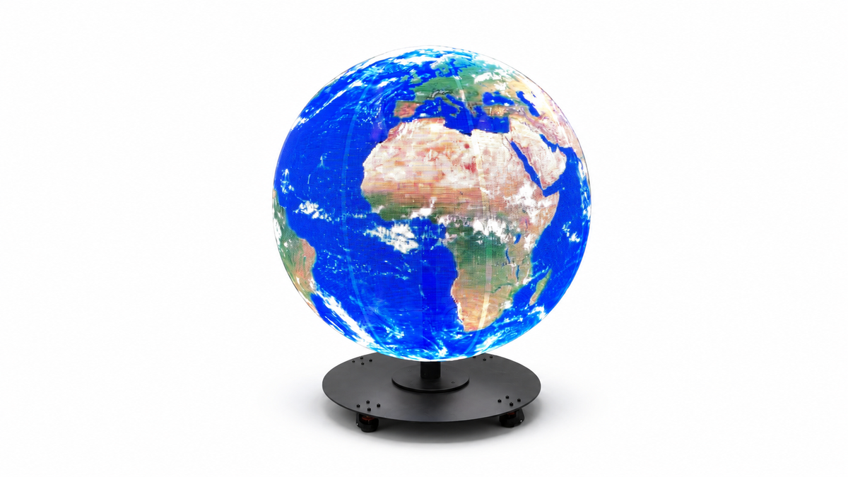 3D Hologram Fan Sphere (Holoball) 100cm (39.37") 360° LED Holographic Display | 3072 LEDs | WiFi APP Control | Commercial Advertising Display
