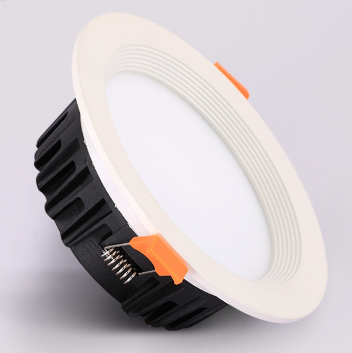 4 Pack RGBW Super Bright Modern Recessed LED Lighting 4W 24V White Round LED Embedded Panel Lights Aluminum Indoor Ceiling Downlight Hotel Lighting Bar Lighting Dancing Room Lighting Restaurant Lighting