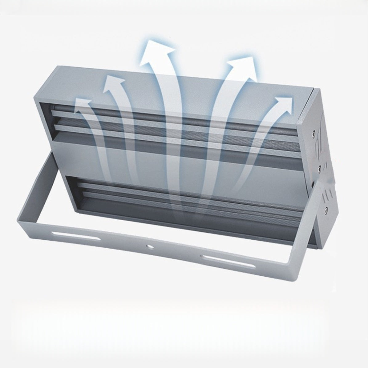 RGBW Rainbow Outdoor LED Flood Light, IP66 Waterproof Landscape Spotlight, 30W / 50W / 100W, AC 86–265V, Adjustable Bracket