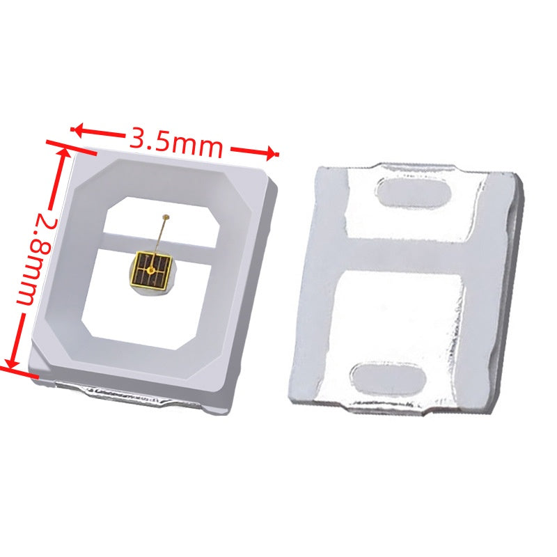 635nm Red LED Emitters – Pack of 1000 / 4000 | 0.2W / 0.5W Gold Wire S