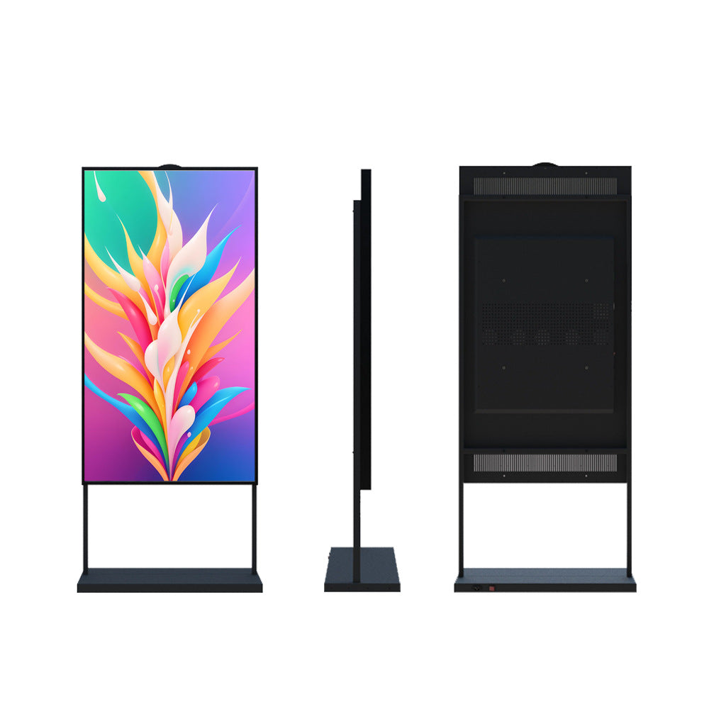 49" einseitiger 2500 Nits High Bright Window LCD-Bildschirm, Android RK3568 2G+32G, ohne Touch, Cloud/APP/USB, Wandmontage/Bodenständer/Hängemontage