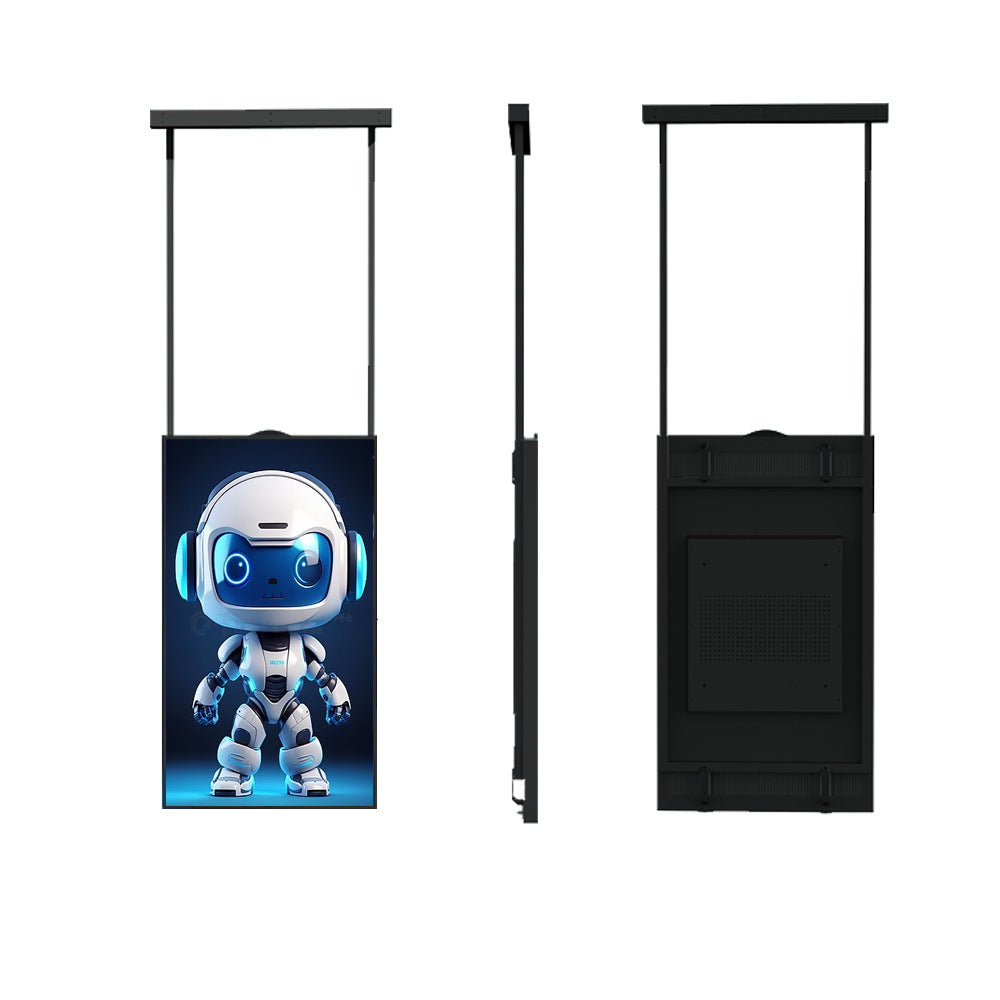 86" einseitiges 2500 Nits High Bright Front Window LCD-Werbedisplay, Android RK3568 2G+32G, ohne Touch, Cloud/APP/USB, Wandmontage/Bodenständer/Hängemontage