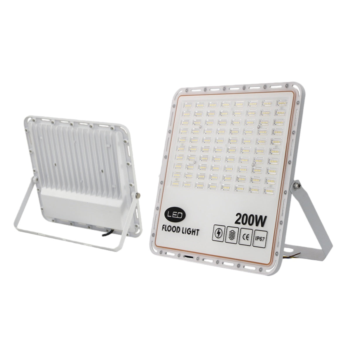 IP67 Waterproof LED Flood Light Outdoor – 10W to 400W Fully Powerful High Brightness SMD2835 Security Floodlight, Aluminum Housing, 100–110LM/W, 3000K/6500K Options