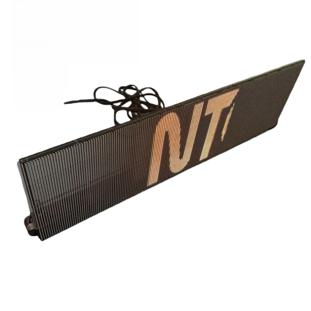 Taxi & Car Rear Window Transparent LED Display Panel High Brightness, Vehicle-Grade, Network Cluster Control