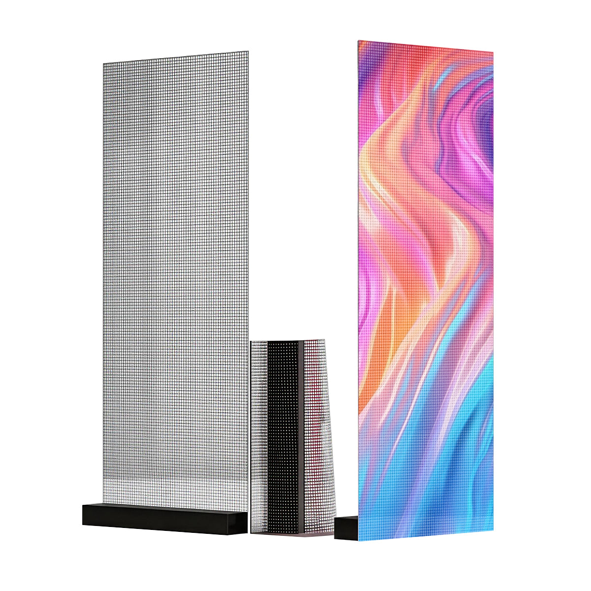 P5 Slim Transparent Adhesive LED Film – 320×1000 mm (12.60×39.37 in) |