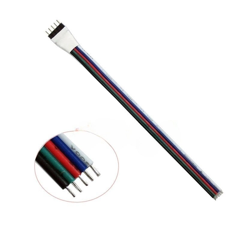 Lot de 10 connecteurs de bande LED RGBW 12 mm 5 broches pour bande LED PCB de 12 mm de large