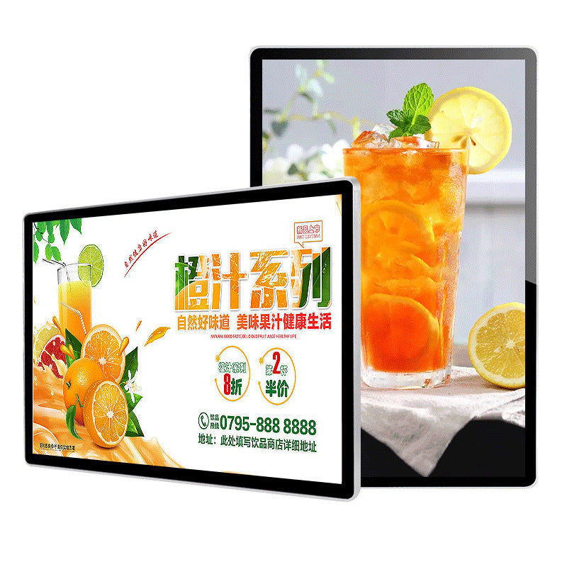 65" Indoor Wall-Mount LCD Digital Poster | 1980x1080 Resolution | Android RK3568 2GB+16GB | Non-Touch / Infrared / Capacitive Touch | CMS Software | VESA Mount
