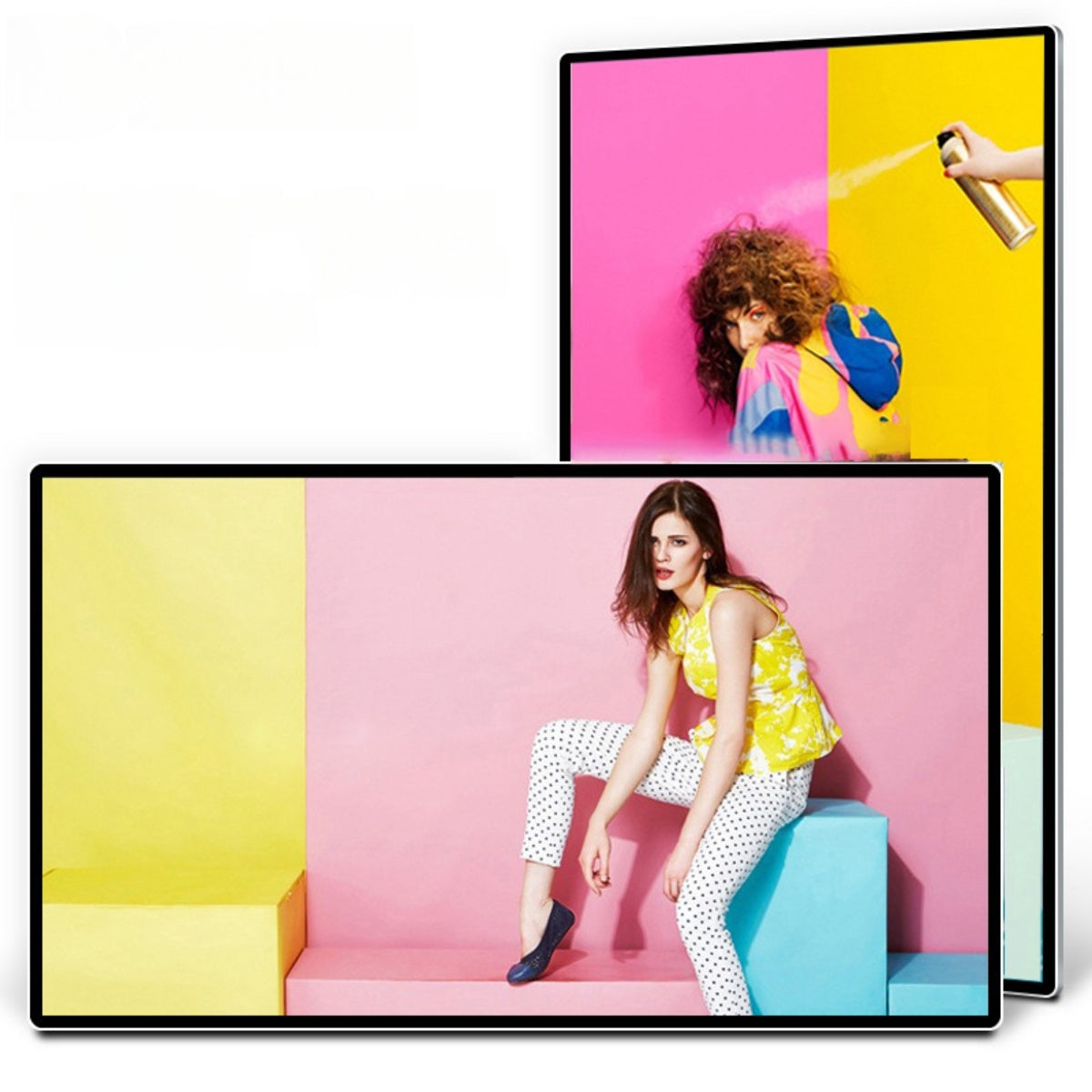 85" Indoor Wall-Mount LCD Advertising Display | 4K Resolution | Android RK3568 2GB+16GB | Non-Touch / Infrared Touch | CMS Software | VESA Mount