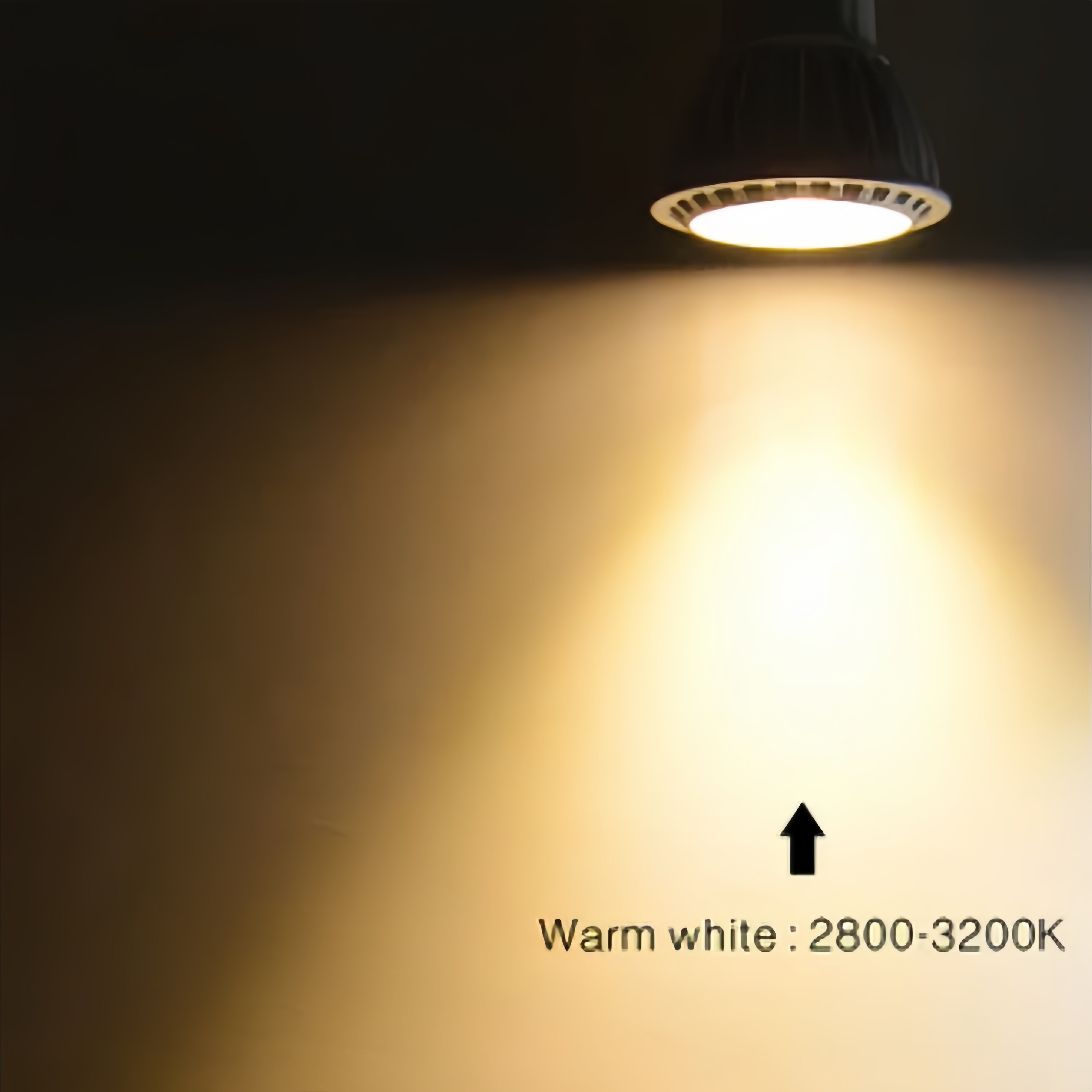 4Pack 3W/5W 12V AC/DC LED Spotlight MR16 LED Bulb Light GU5.3 Bi-Pin Base White Aluminum Housing 30° Beam Angle