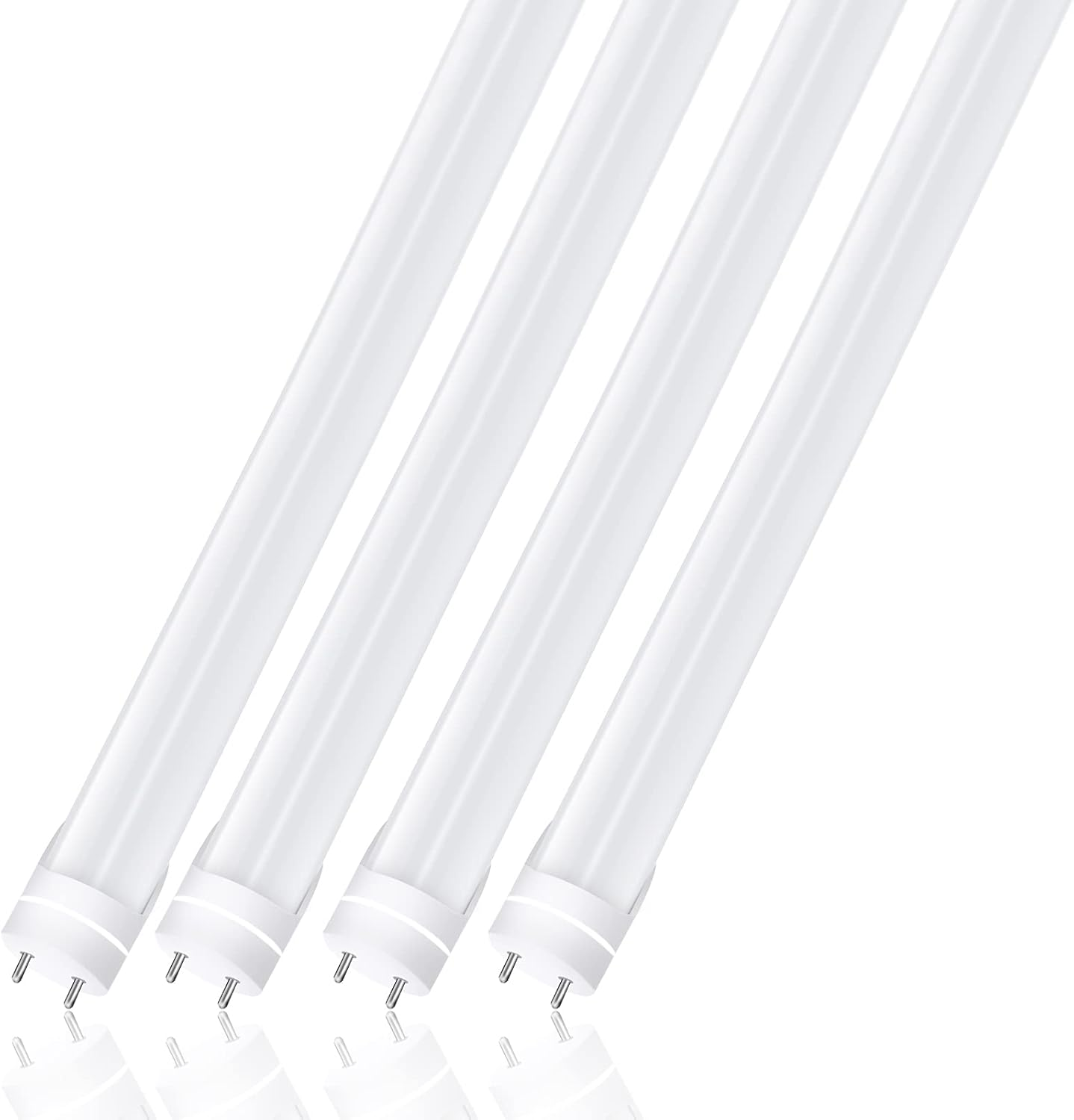 4ft Retrofit T8 LED Tube Light – 20W – Ballast Bypass – Frosted Lens – Warm / Natural / Daylight White – 4-Pack or 20-Pack – AC90-240V Non-Dimmable