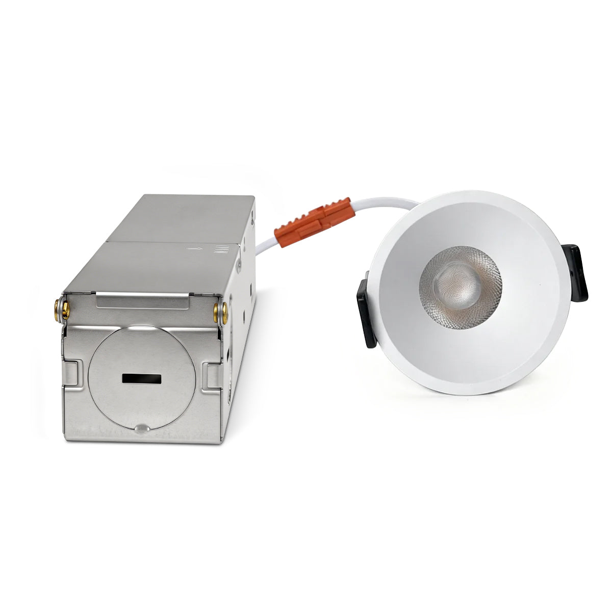 PRO-1A Series Deep Anti-Glare Full Spectrum LED Downlight | 90–140V | 4/12 Pack | 7W / 9W / 12W | 5CCT Adjustable | 24° Beam | White Housing | CRI>97 | Commercial Ceiling Recessed Light