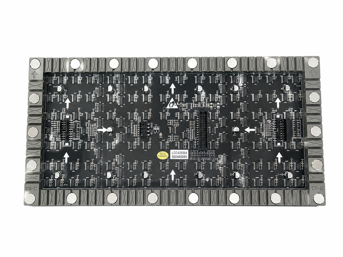 Module LED flexible d'intérieur série IF-3S – P1.25 | 320 × 160 mm | CMS | Coque arrière souple avec aimant | 600 nits 