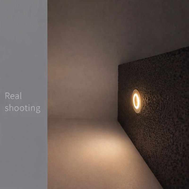 Lot de 8 appliques murales LED d'extérieur étanches IP67, 12 V-24 V CC, 1 W/3 W, pour couloir, échelle, marches