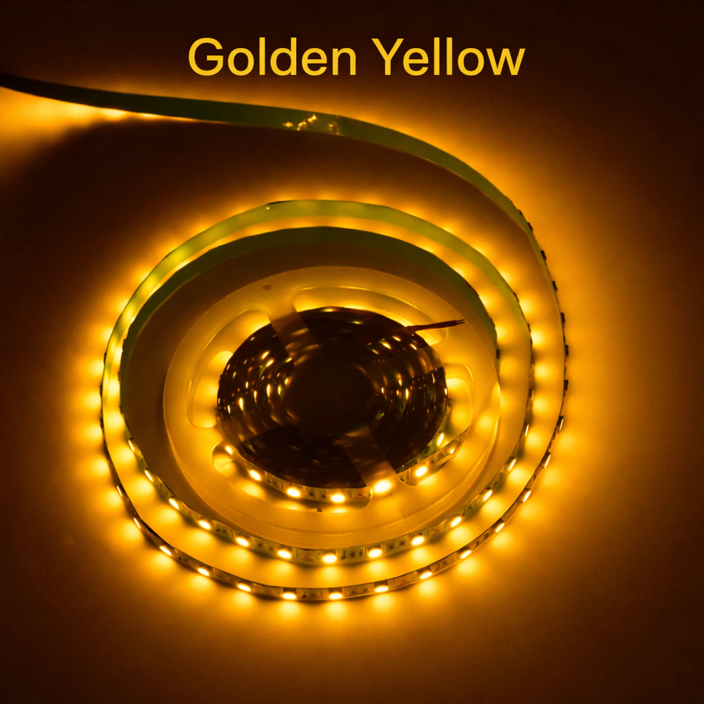 DC12V SMD2835 Single Color LED Strip Light – 120 LEDs/m | 8mm PCB | High Brightness Low Voltage LED Tape | IP00 / IP67 | Warm White / Natural White / Cool White / Blue / Red / Ice Blue / Golden Yellow | for Mirror, Kitchen Cabinet, Bedroom | 5/50M