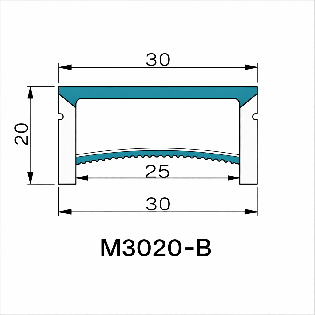 Boîtier pour néon – S2020 Noir | Système de canaux LED en silicone 20 x 20 mm | Étanchéité IP67 | Largeur du circuit imprimé 12 mm | 50 m | Stock local États-Unis/Royaume-Uni/Allemagne