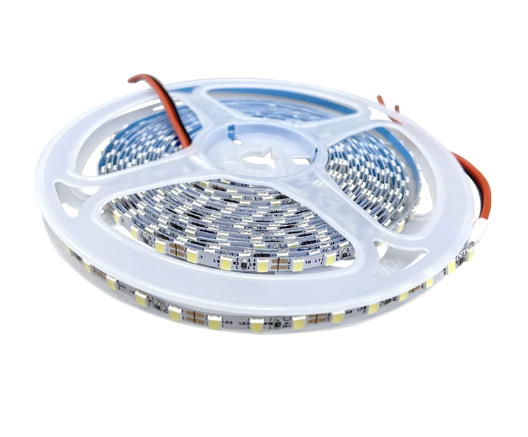DC12V SMD2835 Single Color LED Strip Light – 120 LEDs/m | 4mm PCB | High Brightness Low Voltage LED Tape | Warm White / Natural White / Cool White | for Mirror, Kitchen Cabinet, Bedroom | 5/50M
