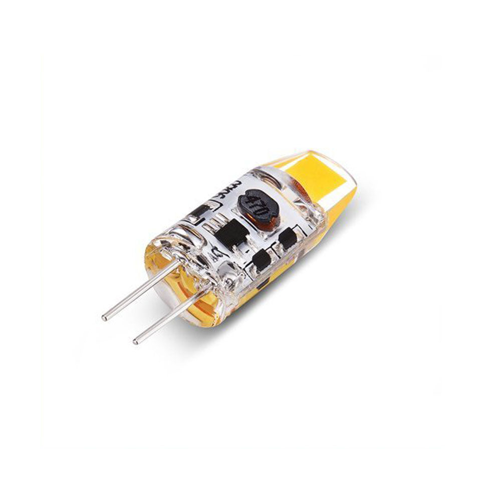 10 Pack G4 LED Light Bulb Bi-Pin Silicon Encapsulation 12V 1 W 0705 COB LEDs CRI>80 100-110Lumen 10W Equivalent