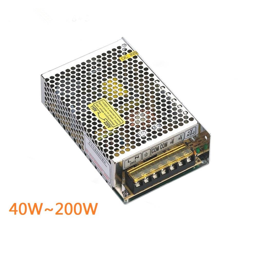 Heavy Duty Industrial Series Metal House Screw Terminal Adapter 110-220V AC to 12V/24V/5V DC