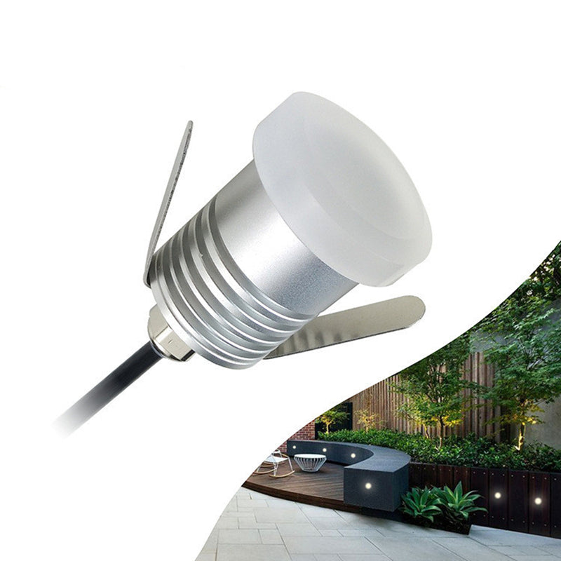 Free Shipping 8PCS Pack 1W DC12-24V IP65 LED Step Light Outdoor Waterproof Wall Light Anti-Glare Low Voltage Handrail Light