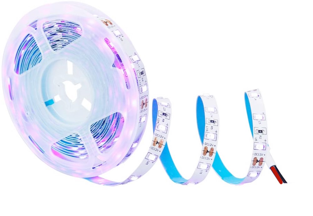 380-385nm SMD2835 UV LED Strip Light – 16.4FT / 5M | 60 / 120 / 240 LEDs/m | DC12V | Non-Waterproof / IP67 Waterproof | Not Include Power Supply | for Curing, Currency Validation & Medical Field