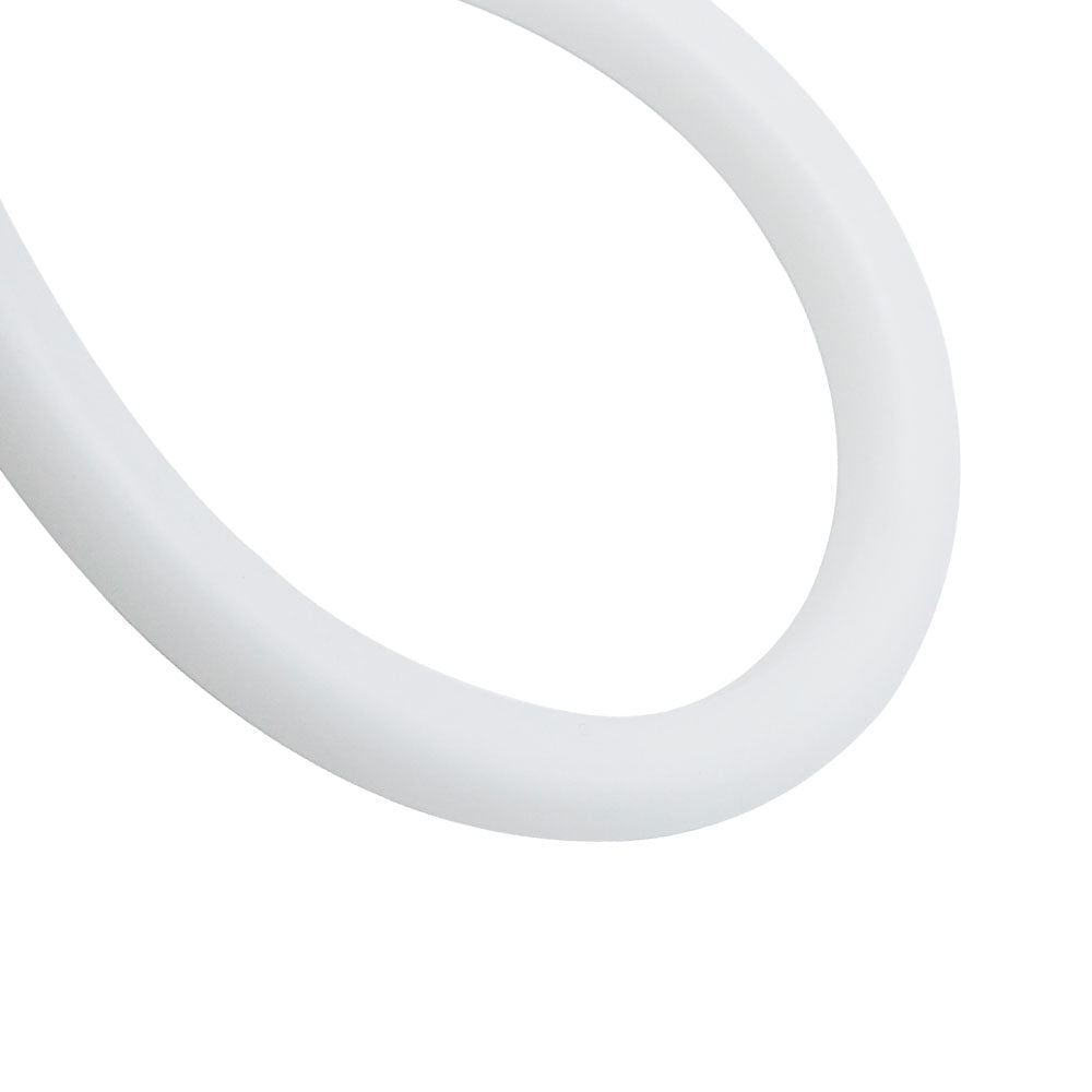 1M/5M/10M Pack of T20D LED Neon Light Housing Kit with End Caps and Mounting Clips, Flexible Neon Channel Fit for 10mm Wide LED Strip Lights