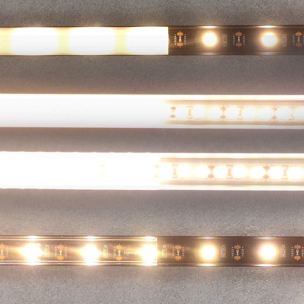 Silver U02 Profile 9x17mm U-Shape LED Aluminum Channel System for LED Strip Light Installations