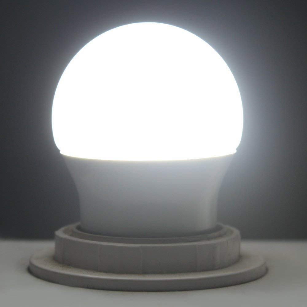 6 Pack 7Watt 600LM G60 LED Bulb Light (45W Equivalent) E27 Screw Base 100-240V AC Non-dimmable 60mm White Light LED Globe