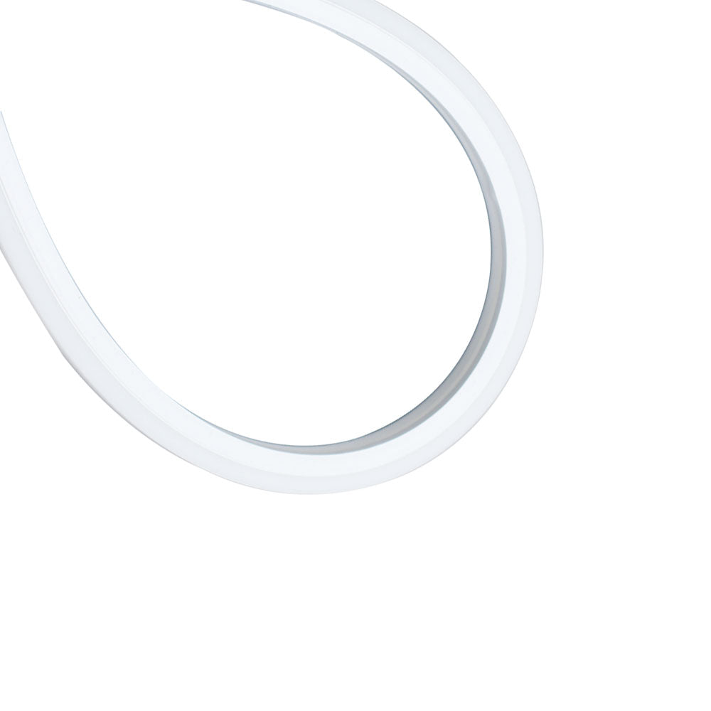 1M/5M/10M/20M Pack of T1212 3 Sides Postive Lighting Flexible LED Neon Light Housing Kit with End Caps and Mounting Clips Fit for 8mm Wide LED Strip
