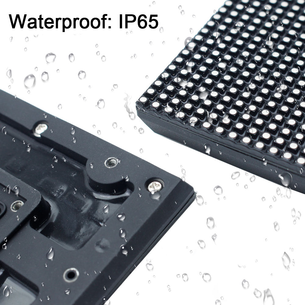 Flexibles LED-Modul für den Außenbereich der OF-1FT-Serie – P2.54 / P3.81 / P5.08 / P6.927 / P10.16 | 1 Fuß × 1 Fuß großes Panel | Beidseitig wasserdicht nach IP65 | Wartung vorne und hinten | 5000 Nits | Nationstar LEDs 