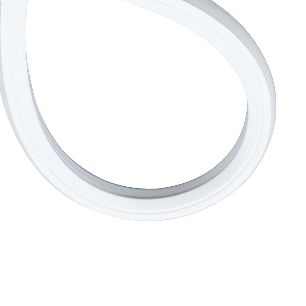 1M/5M/10M/20M  Pack of T2016 LED Neon Light Housing Kit with End Caps and Mounting Clips, Flexible Neon Channel Fit for 10mm Wide LED Strip Lights