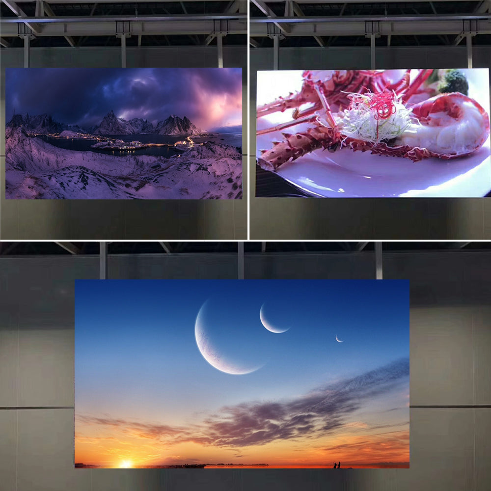 TrueHD-600GOB Series Indoor Fine Pixel in 1.25/1.45/1.56/1.875 mm LED Display 600x337mm Aluminum Cabinet w/ Gel Protection Cover on Front Top