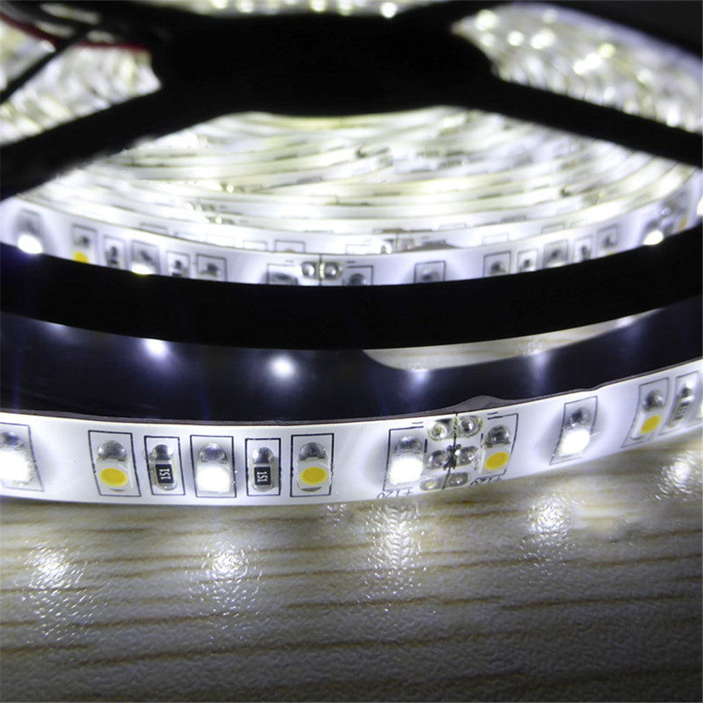 Dual White Color LED Light Strip, 12V DC 5Meter Roll SMD3528-600 120 LEDs Per Meter Color Temp-Adjustable Flexible LED Strip Light