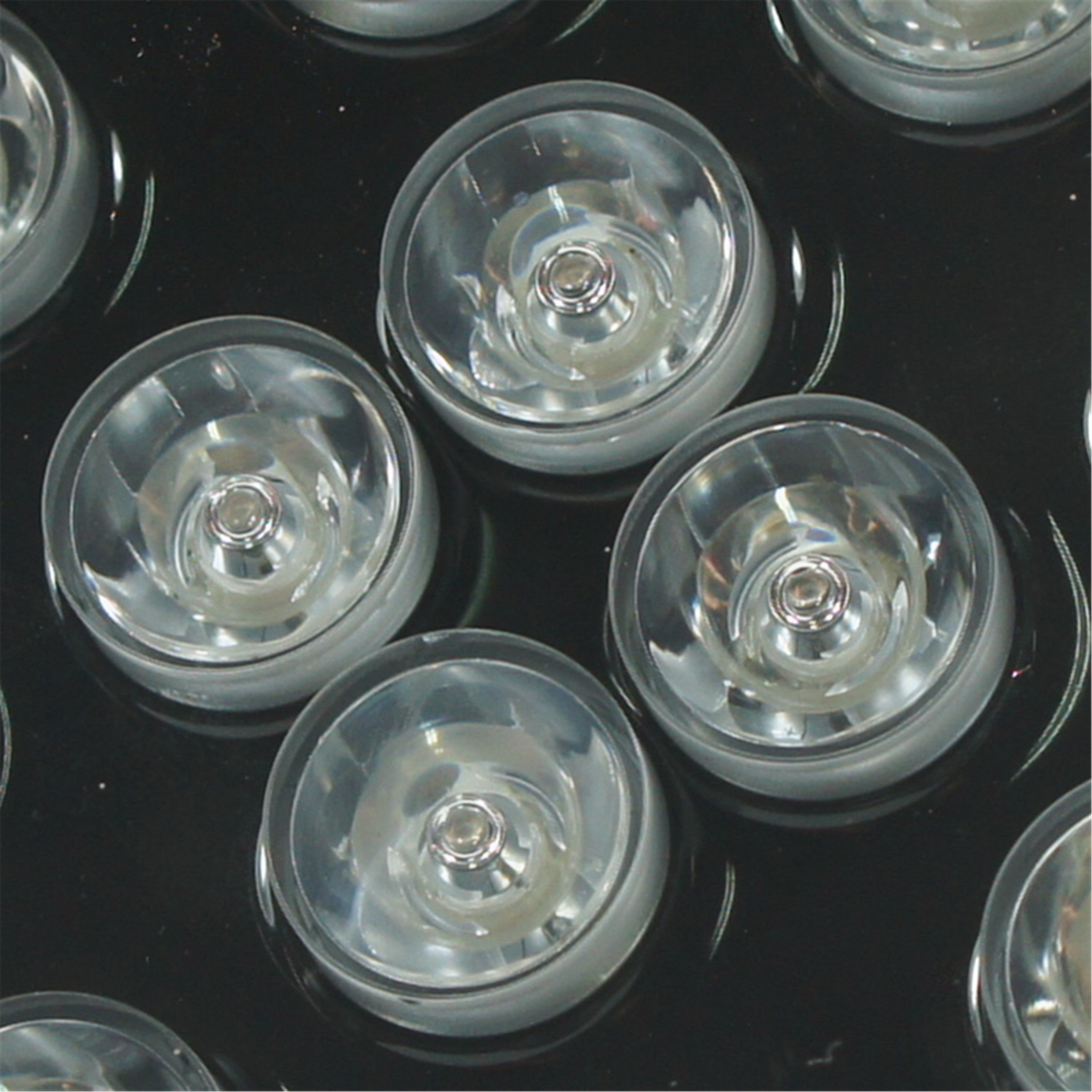 4er-Pack 12-W-LED-Unterwasserlicht, Edelstahlgehäuse, 168 mm Durchmesser, einfarbig, DC24 V, IP68 wasserdichtes Brunnenlicht 