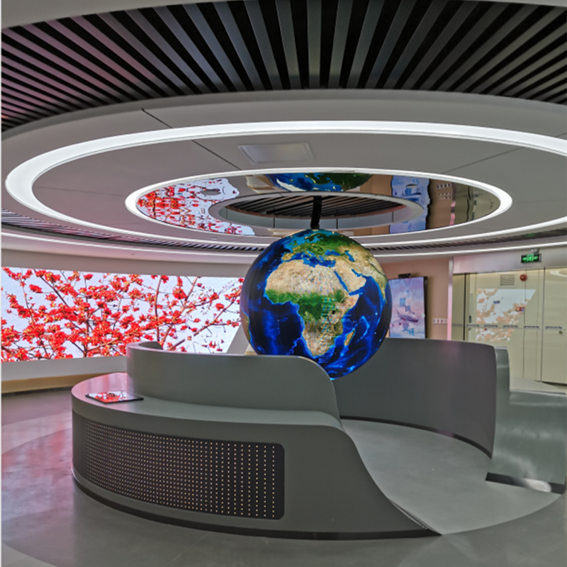 1m(3.28ft) in Diameter Indoor LED Sphere Display Screen Brightness Up to 800cd/m² Plug and Play