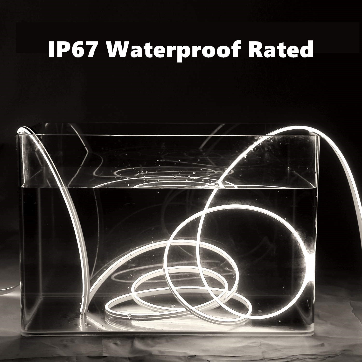 1M/5M/10M/20M Pack of T1212 3 Sides Postive Lighting Flexible LED Neon Light Housing Kit with End Caps and Mounting Clips Fit for 8mm Wide LED Strip