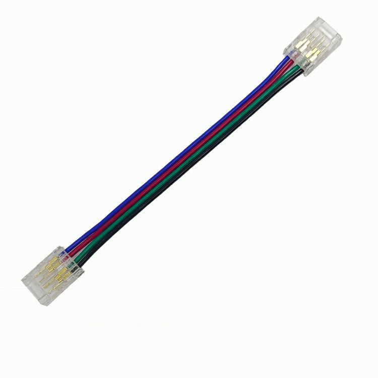 Transparent Crystal LED Strip Connectors – 10mm 4Pin Solderless Clips | Strip to Wire / Strip to Strip / Female Plug – Local Stock US/UK