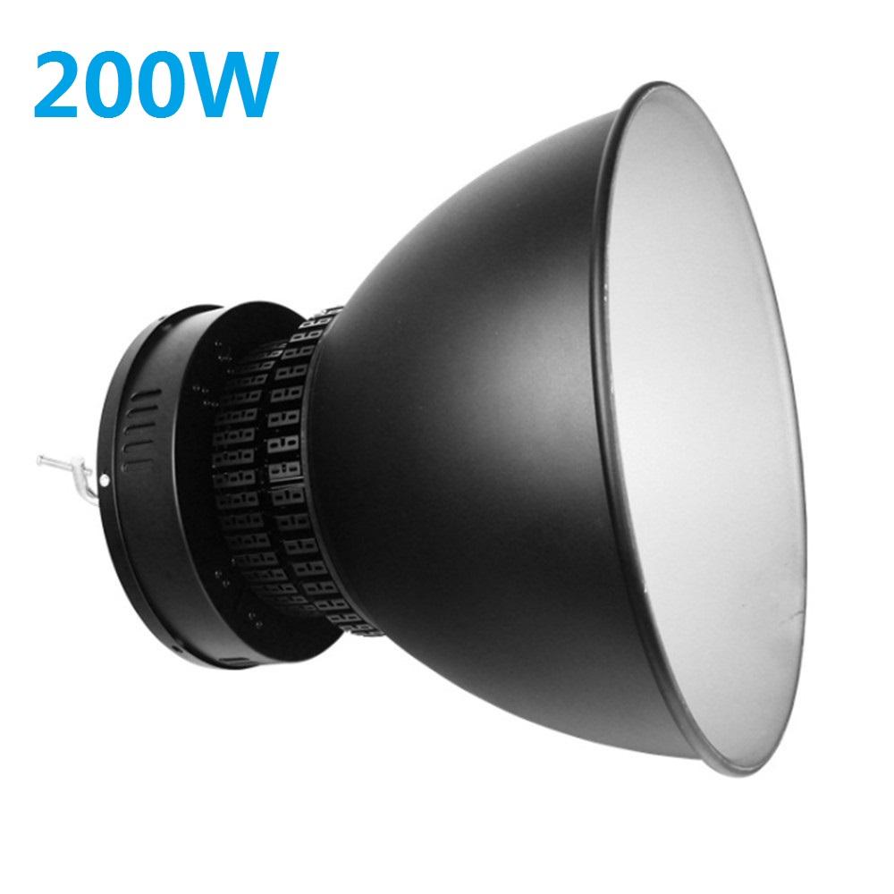 200W High Power Fin Heat Sink LED IP44 LED High Bay Light with Aluminum Reflector
