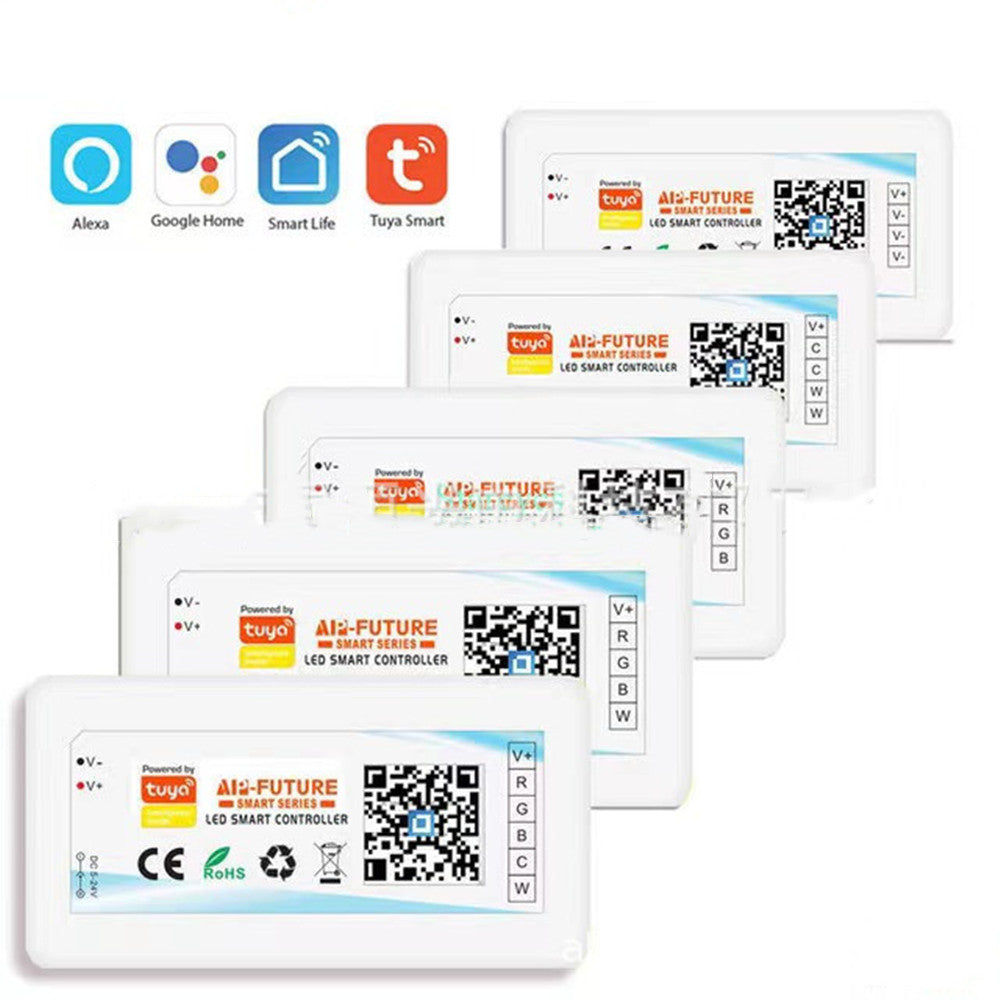 5V-24V DC Tuya APP Smart WiFi 2.4G RF Wireless RGBW Remote LED Controller for RGBW LED Strips