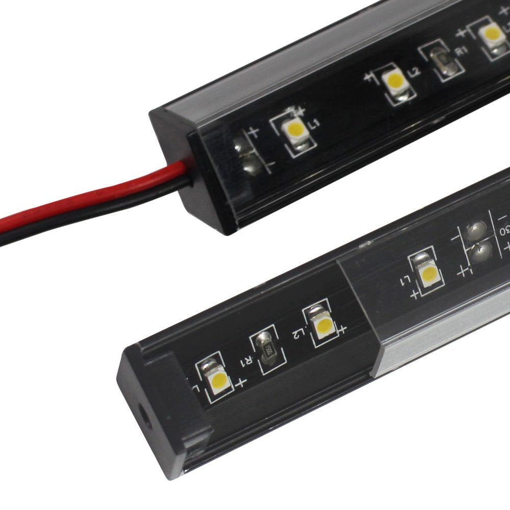 Black Corner LED Profile V01 16x16mm V-Shape Vertical Angle Cover Corner Mounting LED Aluminum Channel Extrusion