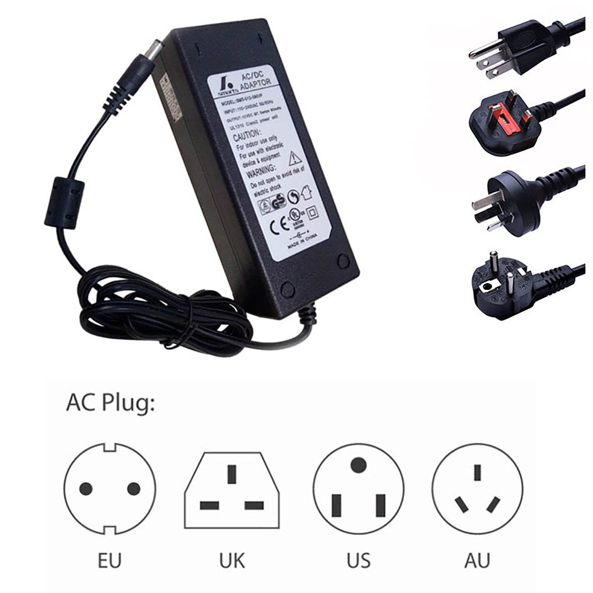 UL CUL Certificated  Desk Top CE Certificated LED Adapter Power Supply 110-220V AC to 12V/24V/5V DC